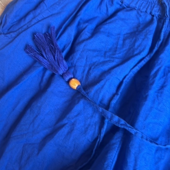 MIRACLESUIT & talbot blue crochet pull on beach pants size xs - Picture 4 of 8